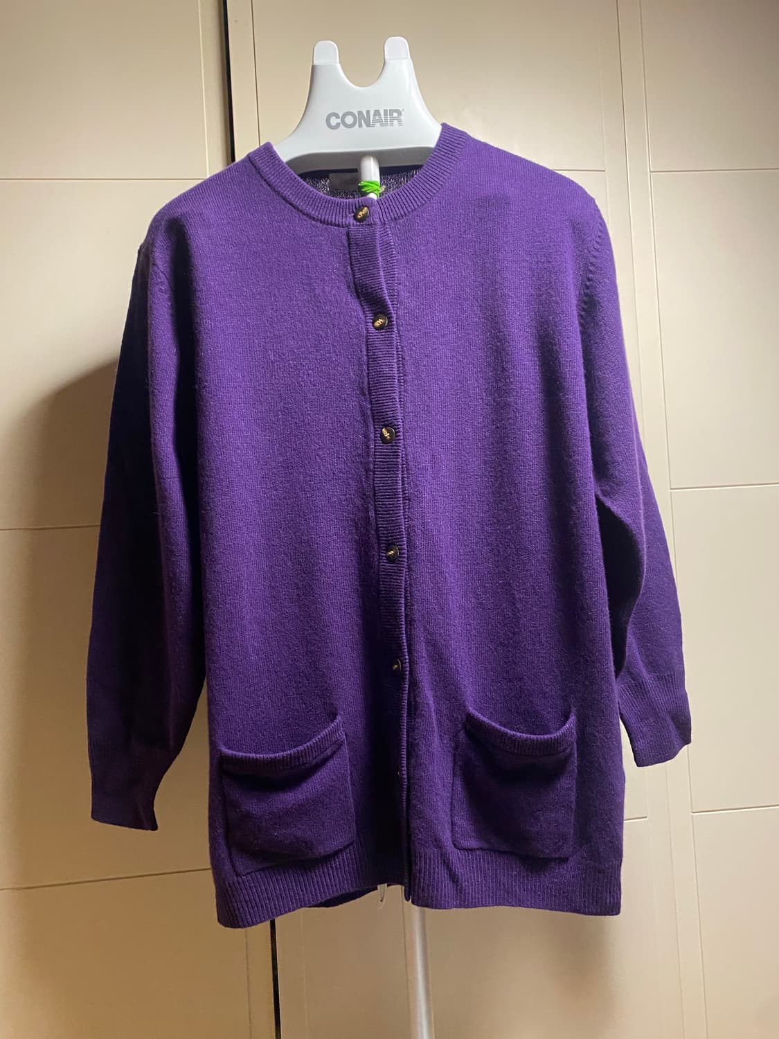 Rollina 퍼플 니트 가디건 L(새상품) 상품이미지1