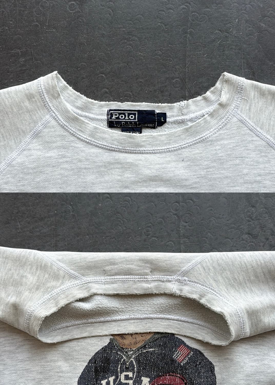 90s 폴로 베어 스웻셔츠 상품이미지4