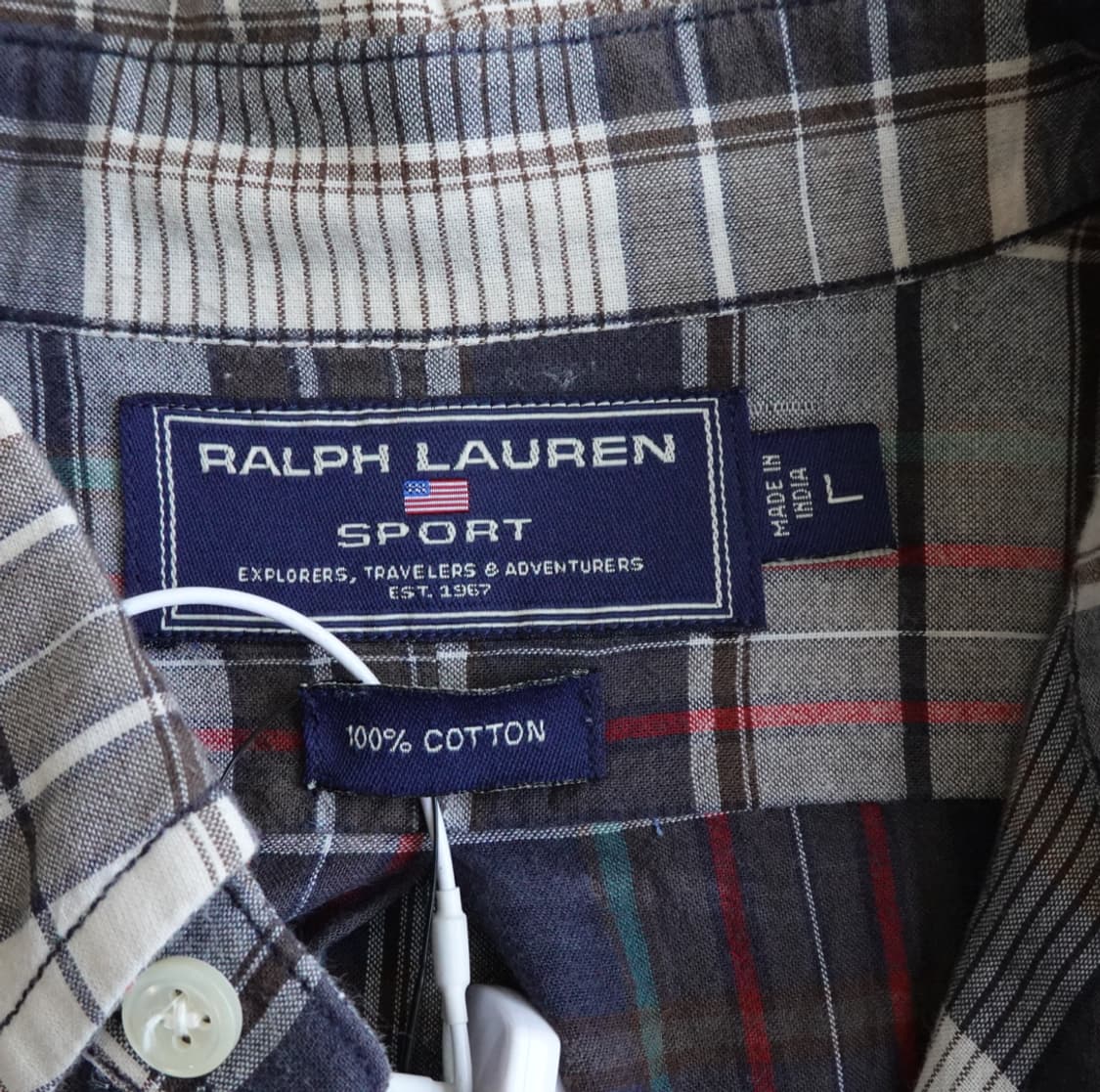 폴로 랄프로렌 스포츠 체크셔츠 1979 상품이미지4
