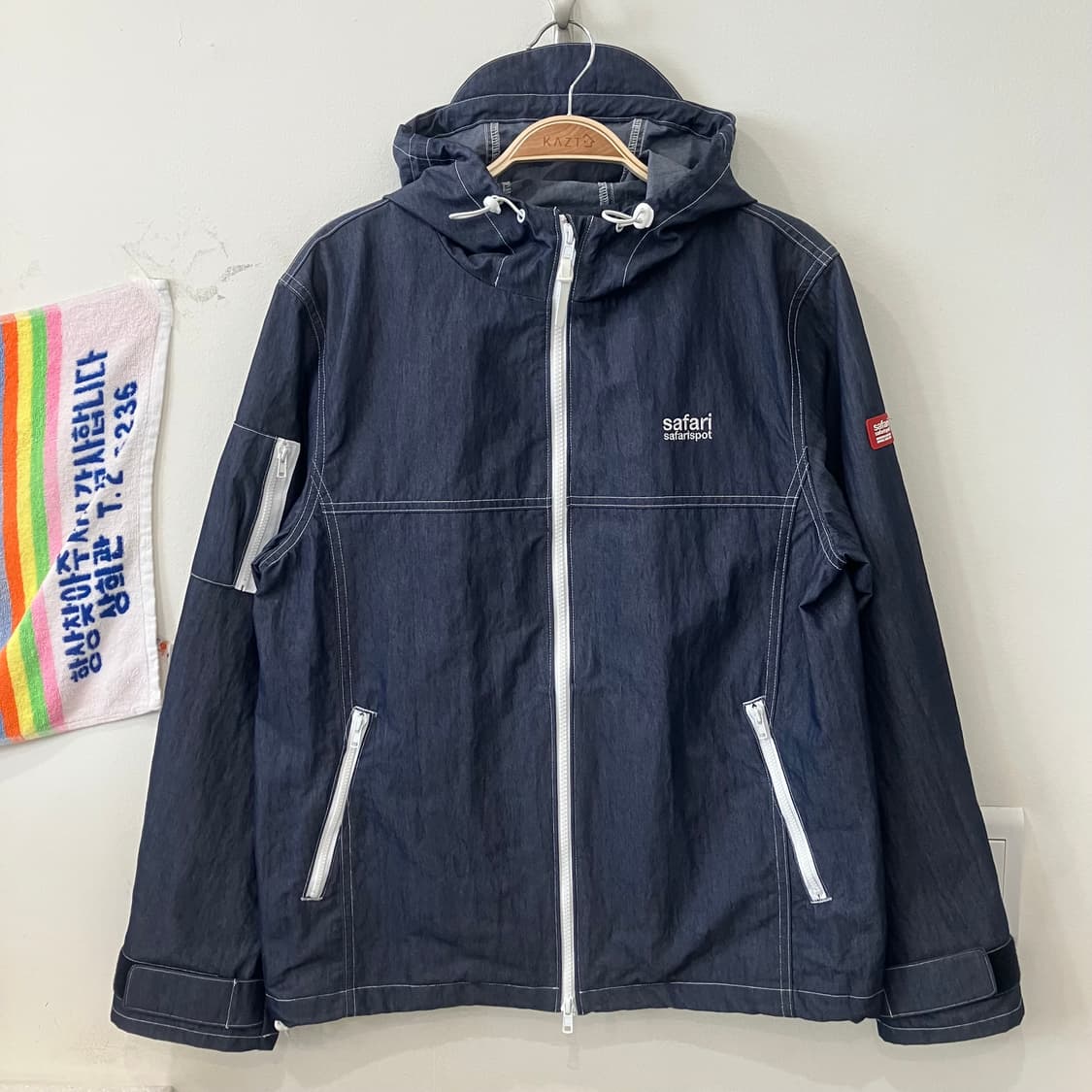 298 사파리스팟 데님 바람막이 자켓 상품이미지1