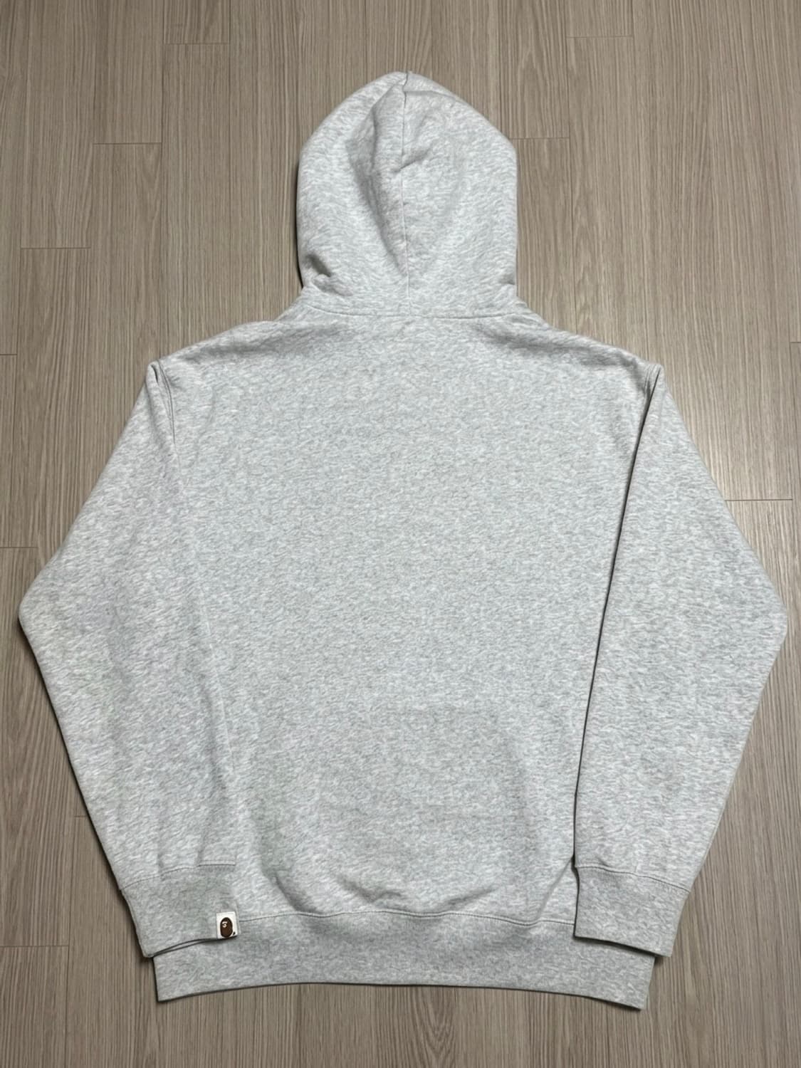 BAPE ONE POINT FULL ZIP HOODIE GRAY 2XL 상품이미지3
