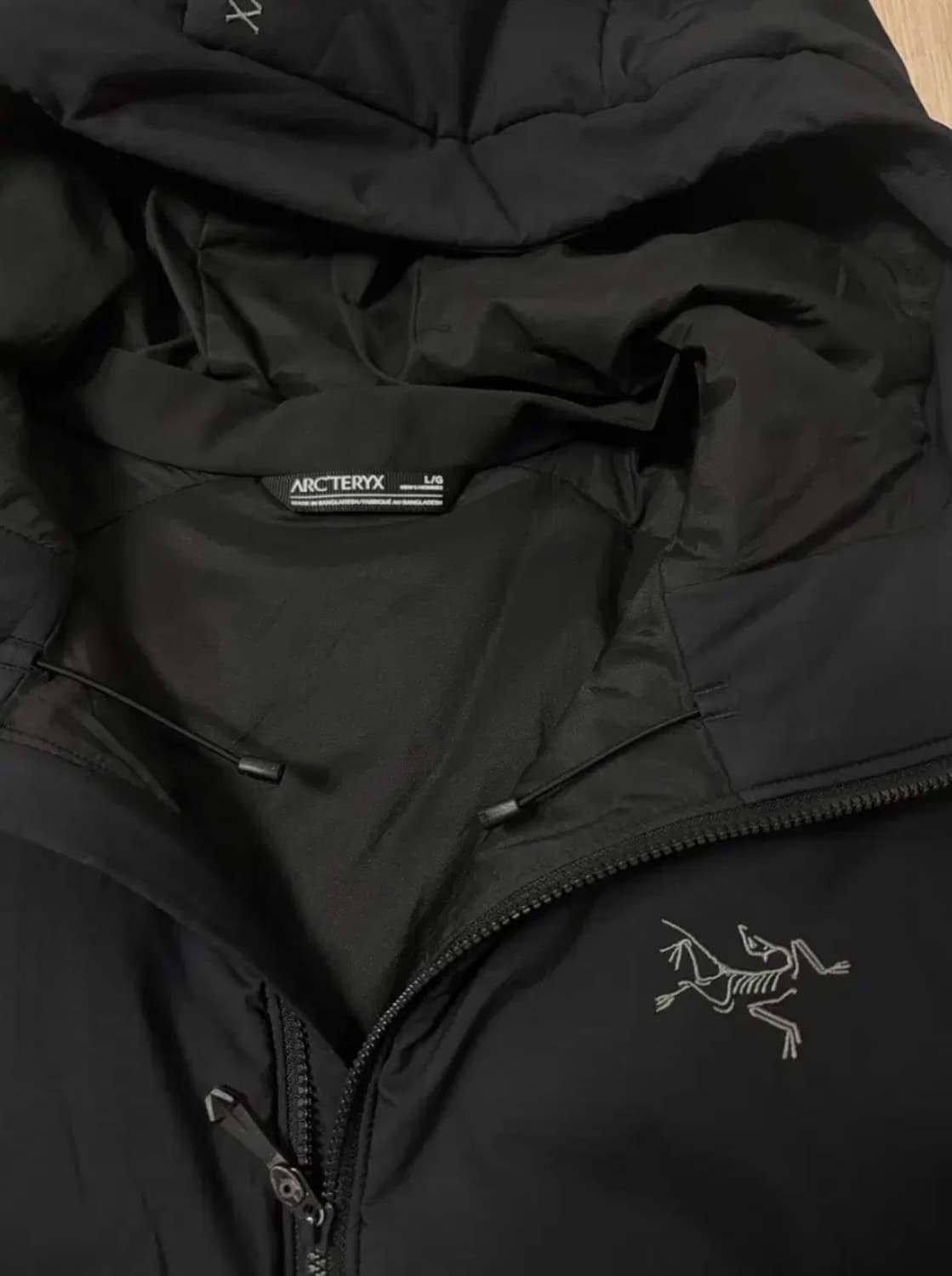 아크테릭스 아톰 헤비웨이트 후디 블랙 상품이미지2