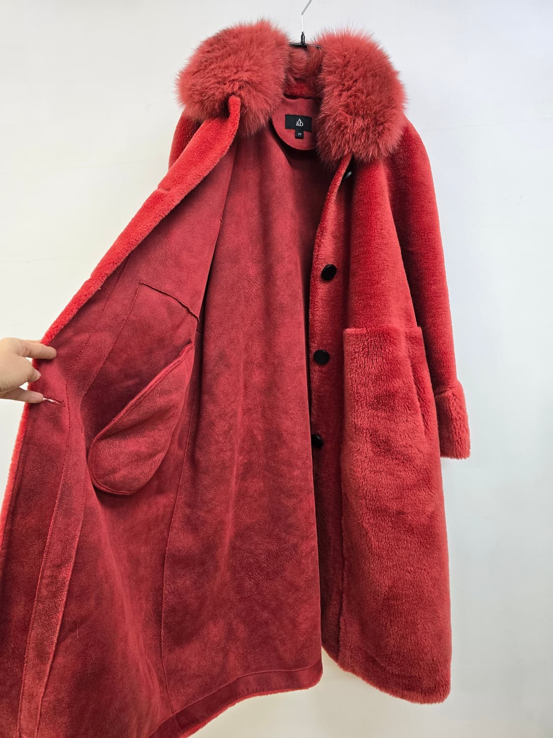 J&d 양모100% 롱 코트 상품이미지2