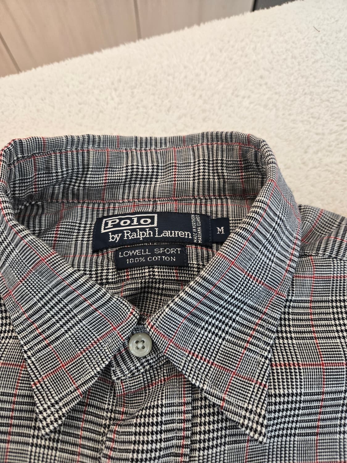 폴로 랄프로렌 체크 긴팔 셔츠 M(크게 나와서 XL~2XL 추천) 상품이미지5