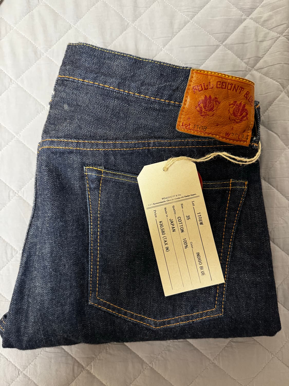 [35] 풀카운트 1108W 데님 상품이미지1