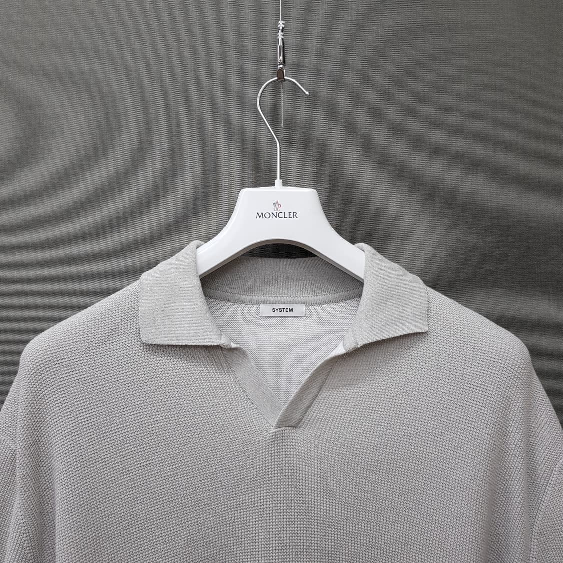 한섬 시스템옴므 2022 반팔 니트 100사이즈 상품이미지2