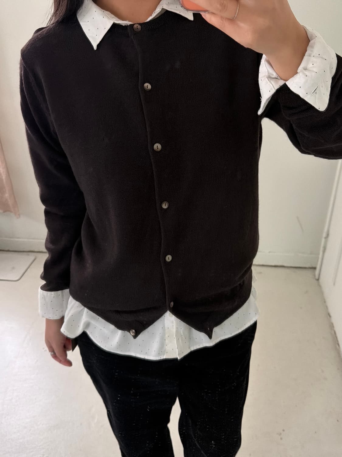 일본빈티지 wool100% 니트 가디건  상품이미지2