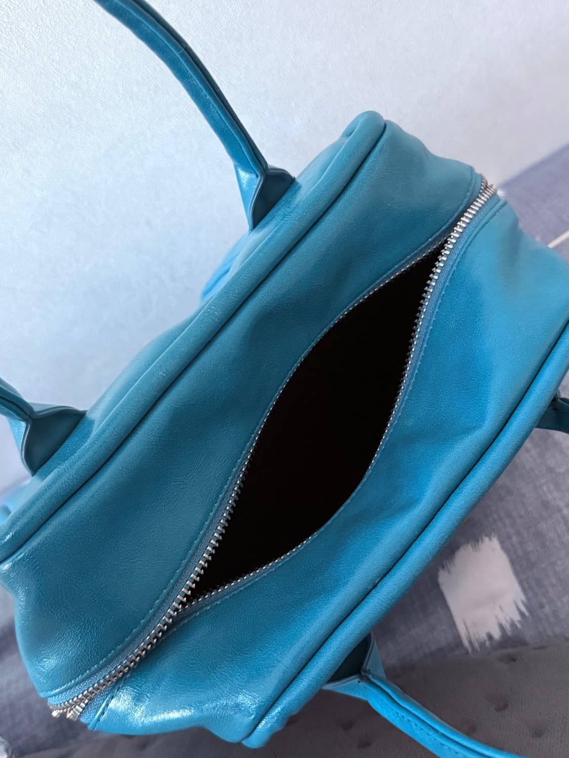 여밈 미니박스백 아쿠아 상품이미지3