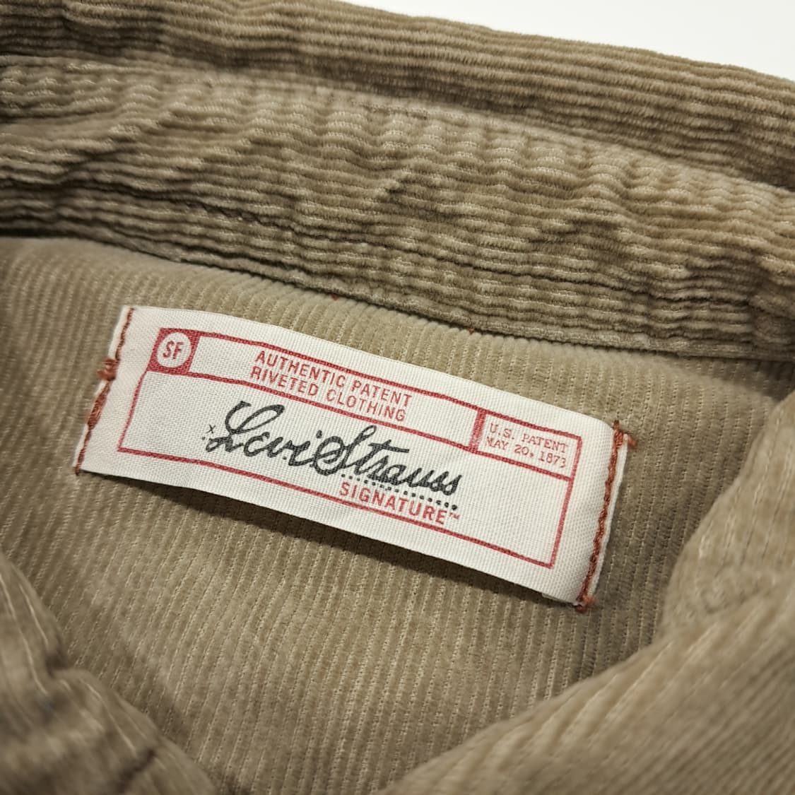 CL015 L 리바이스 시그니처 코듀로이 웨스턴 셔츠 상품이미지3