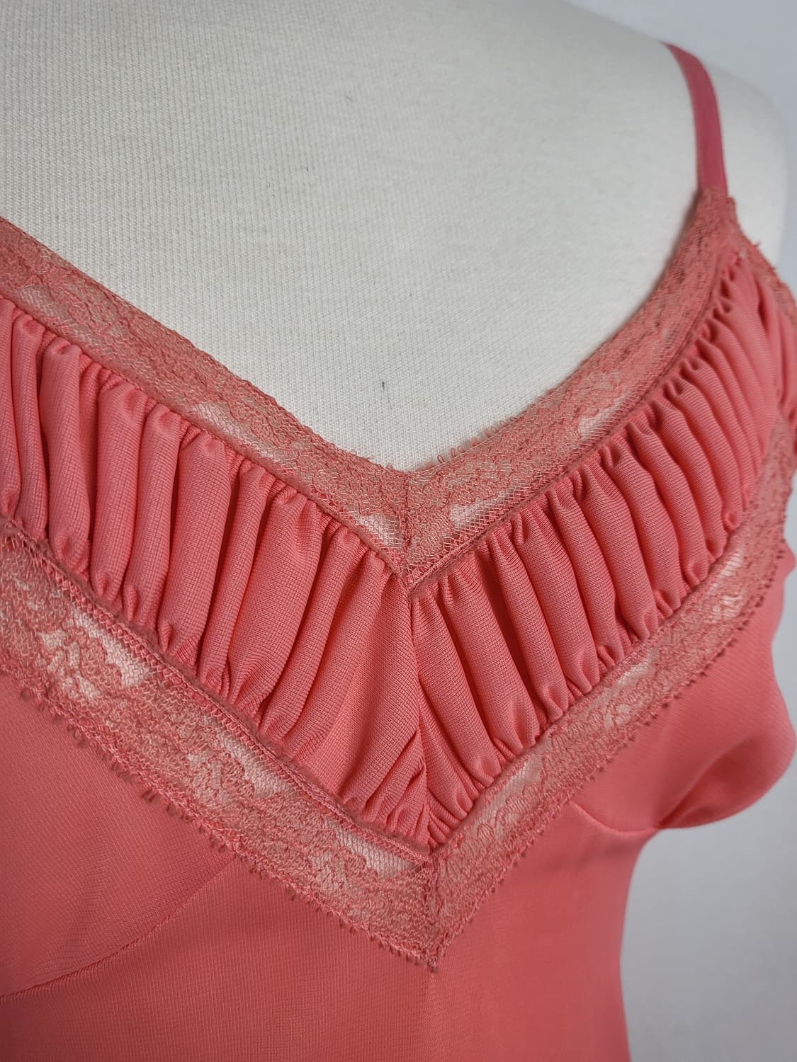 빈티지 피치 슬립 원피스 상품이미지5