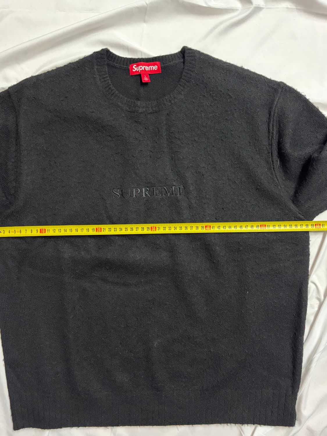 [L] 슈프림 필드 스웨터 블랙 상품이미지3