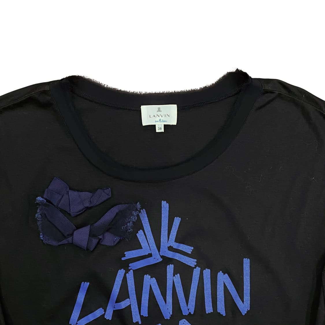 lanvin, Ribbon Black Top  상품이미지7