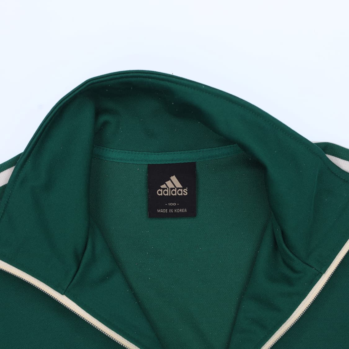 100 아디다스 그린 트랙탑 집업 져지 N7578 상품이미지3