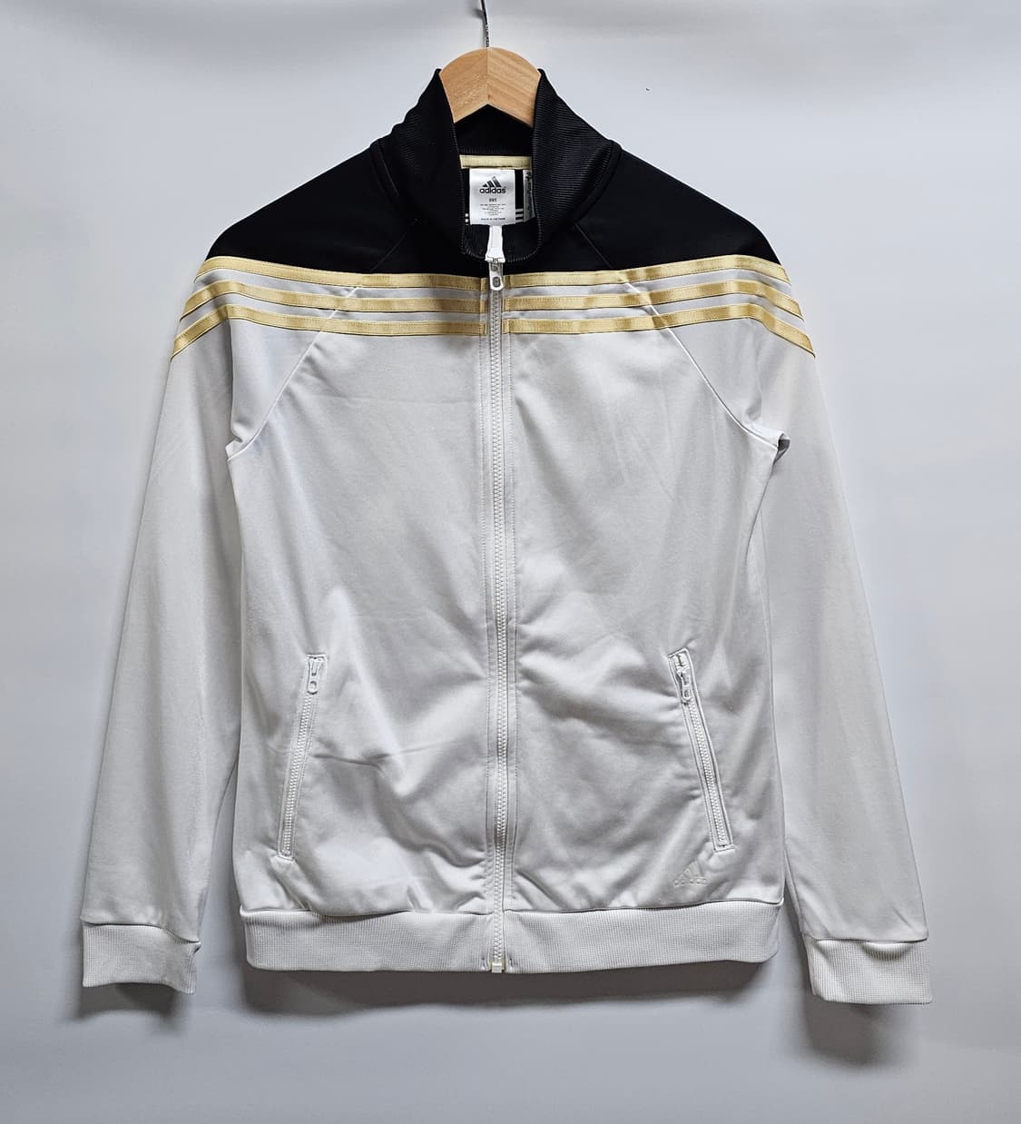 아디다스 여성 흰색 금색 삼선져지 95 상품이미지1