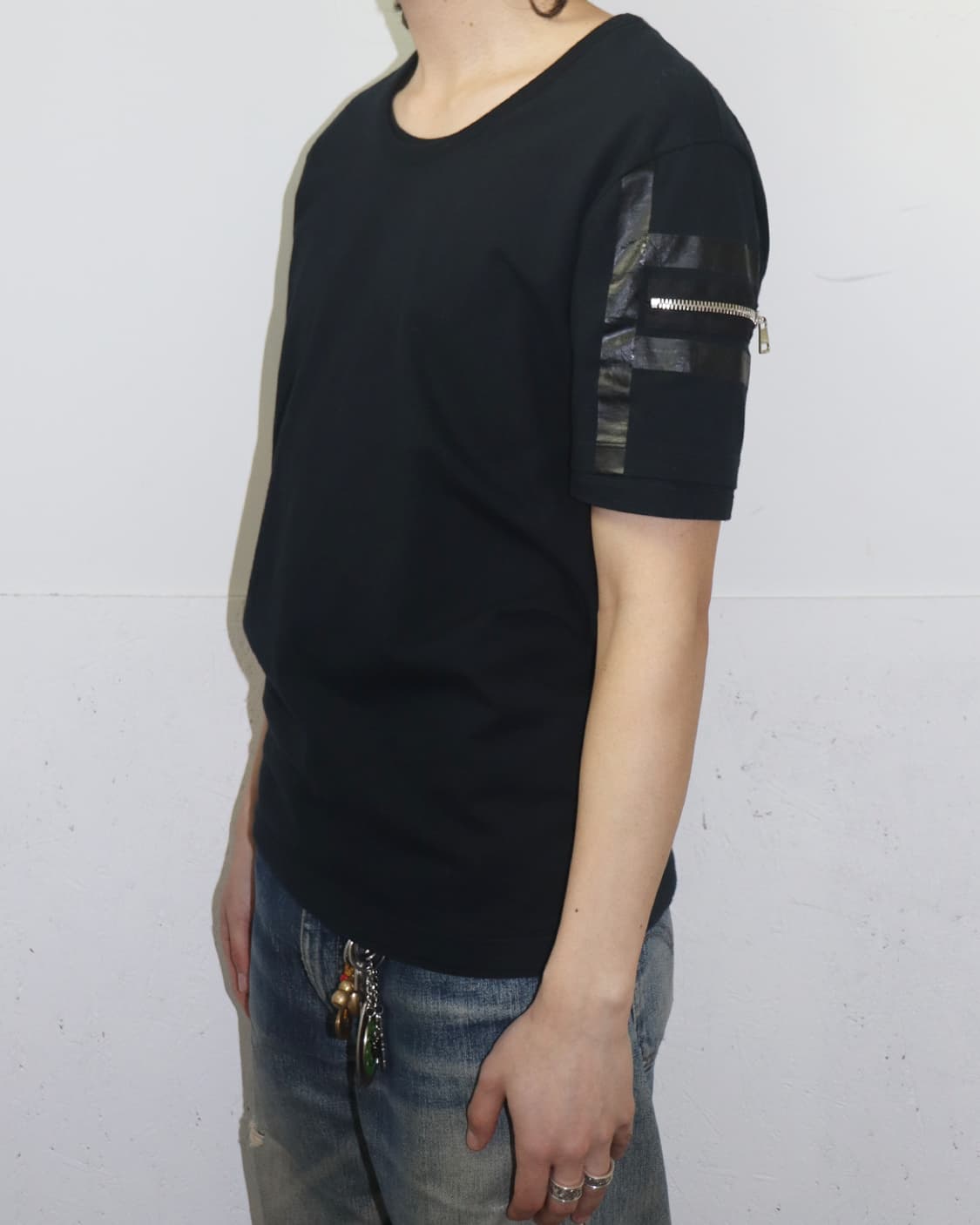 구찌 by 프리다 지아니니 10SS 테이프 디테일 더블 티셔츠 상품이미지2