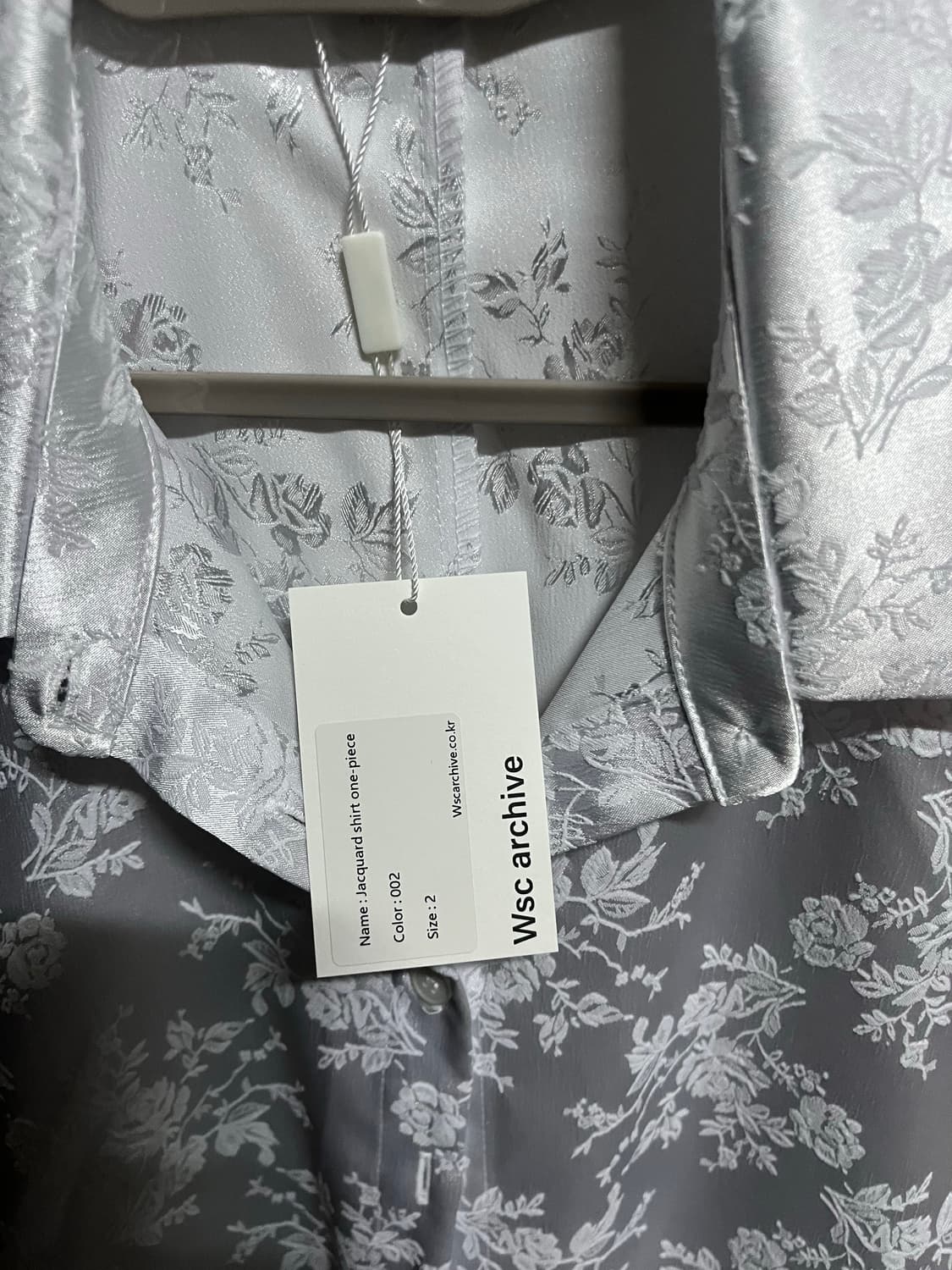 Wsc archive 자카드 원피스 상품이미지2
