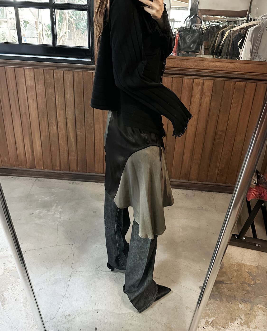 ISSEY MIYAKE pleated fringe cardigan 상품이미지3