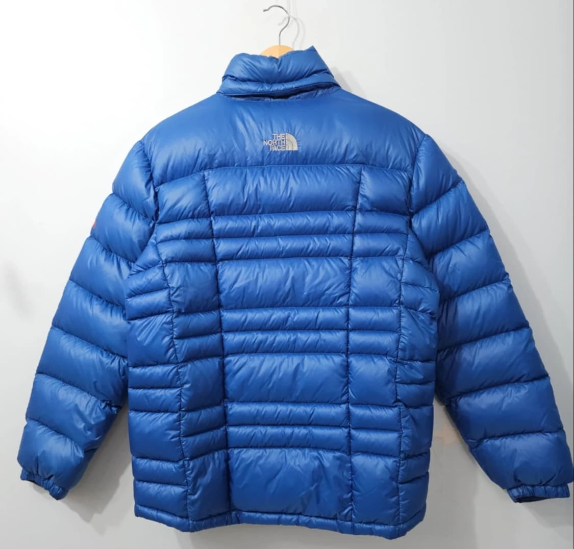 노스페이스 900필 구스다운 패딩 블루 110 상품이미지3