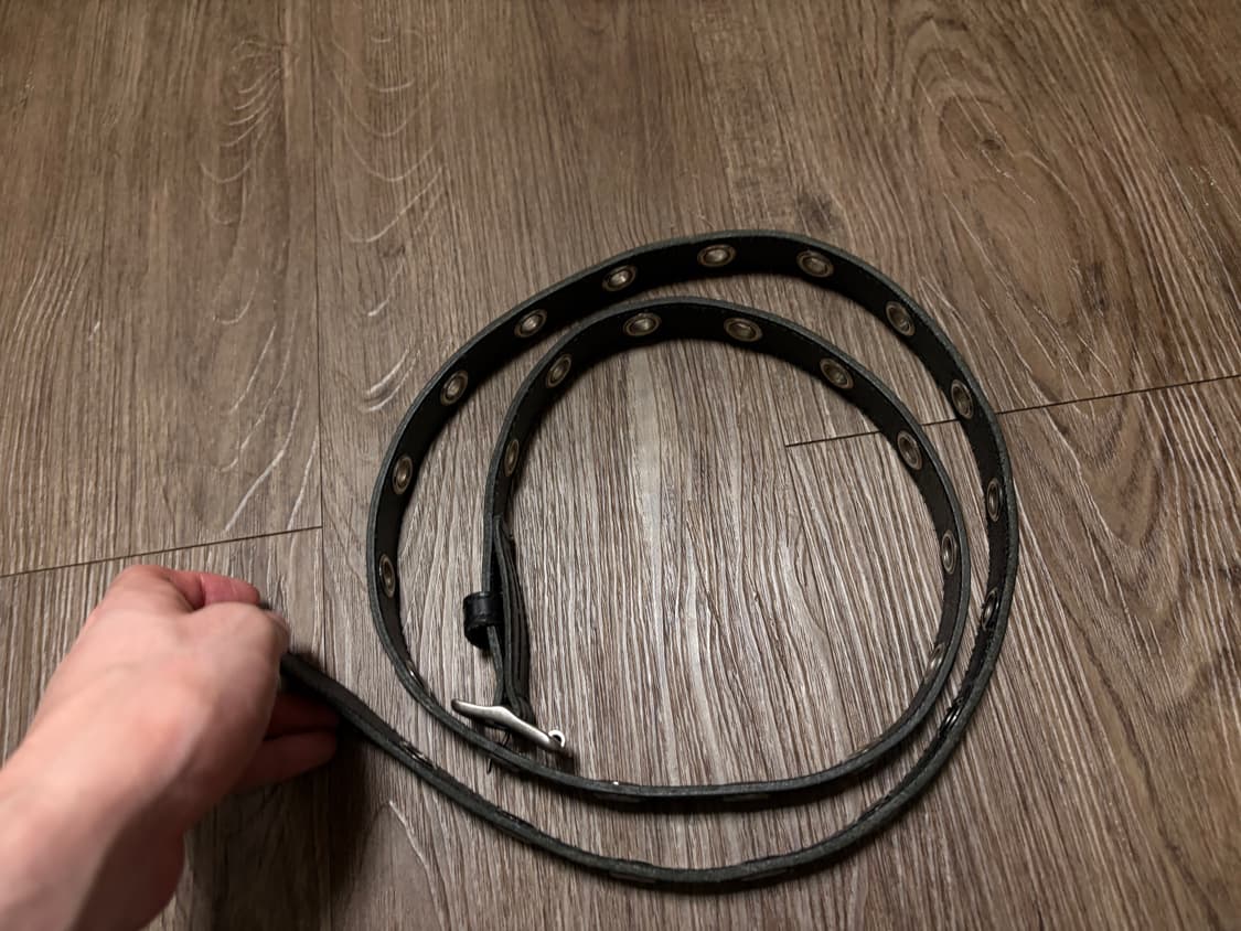 브랜디드 싱글 아일렛 벨트 single eyelet belt 상품이미지6