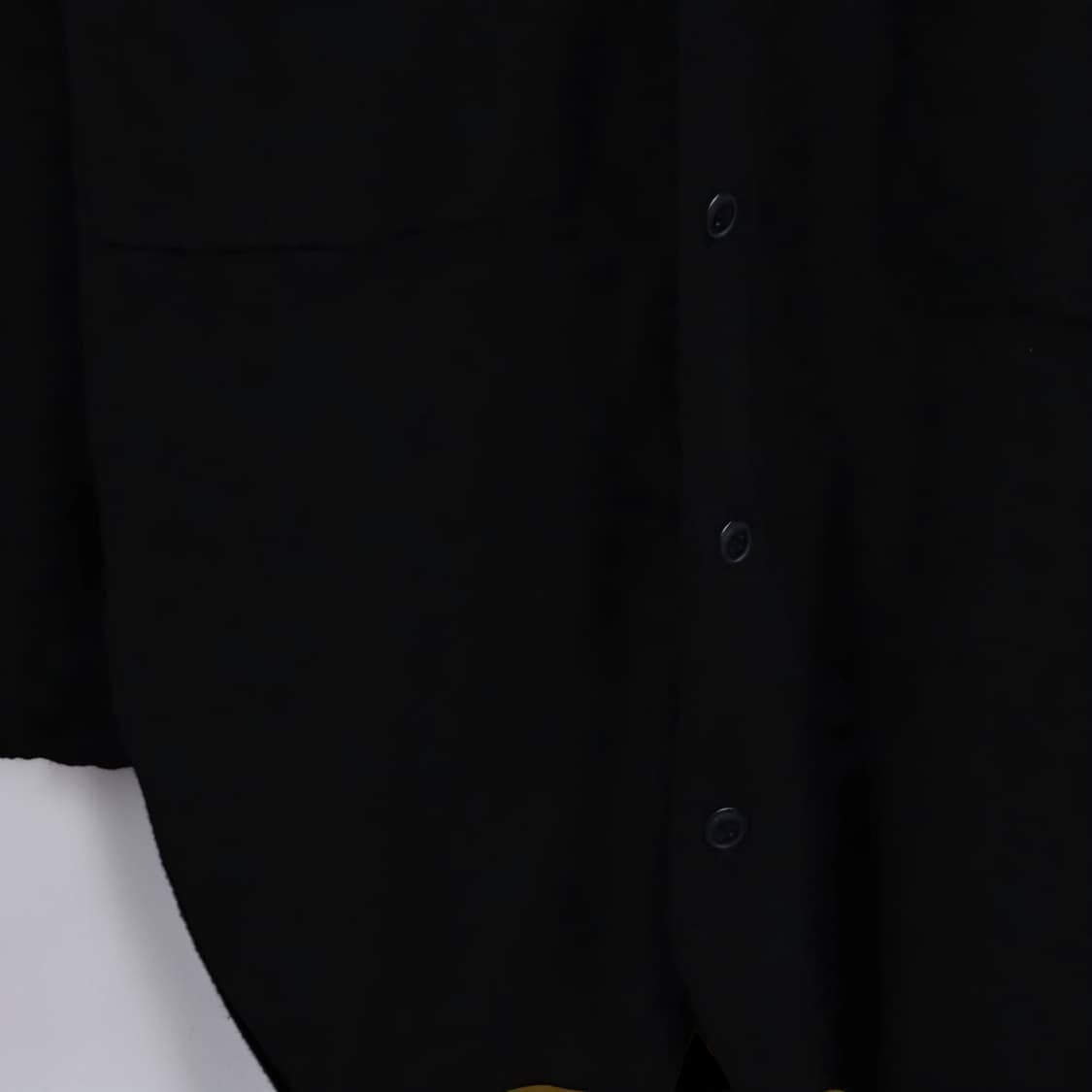 77~88 ZARA 자라 오픈 칼라 니트 롱 가디건 블랙 상품이미지3