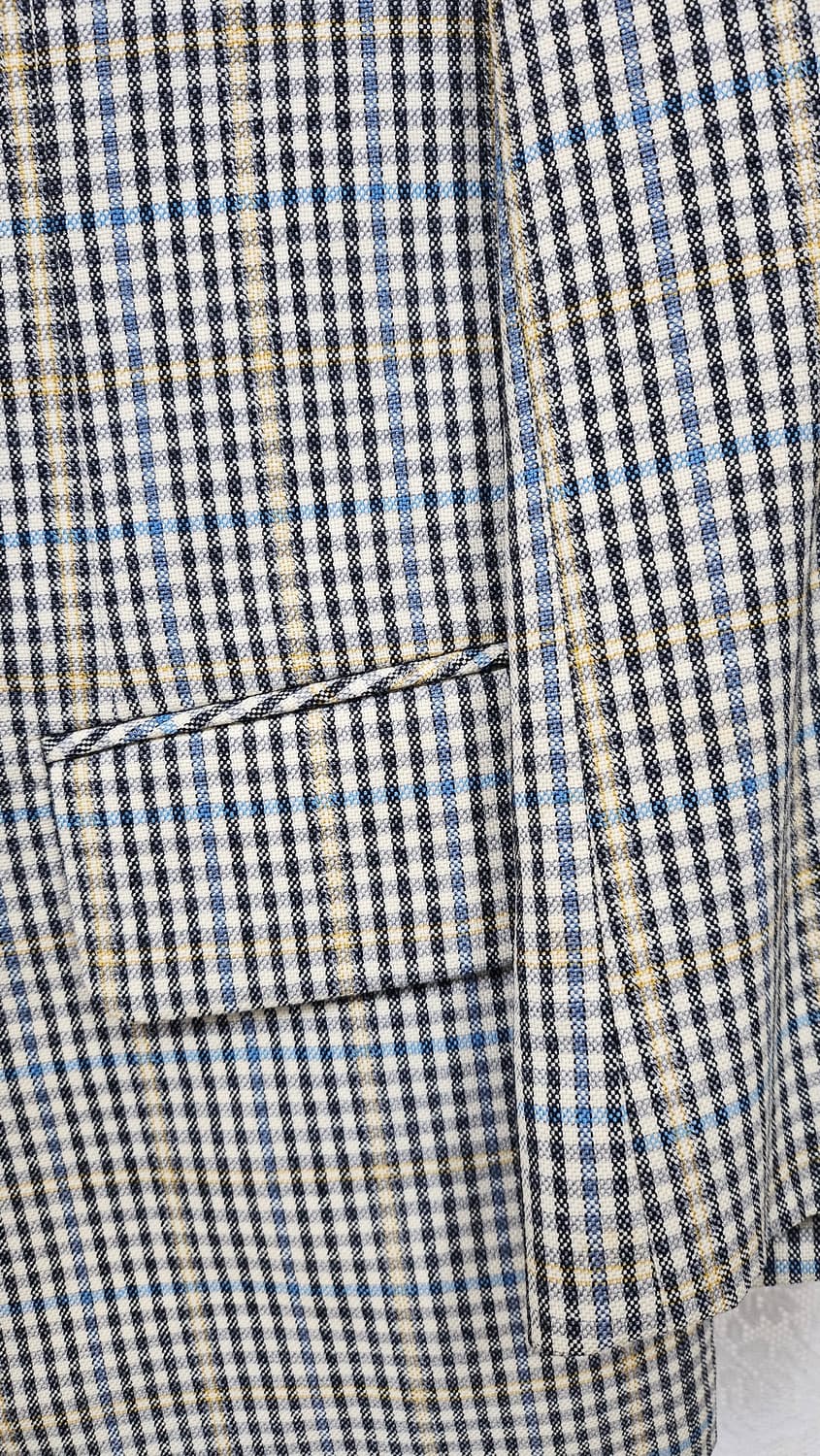 입생로랑 남성 체크 블레이저  상품이미지3