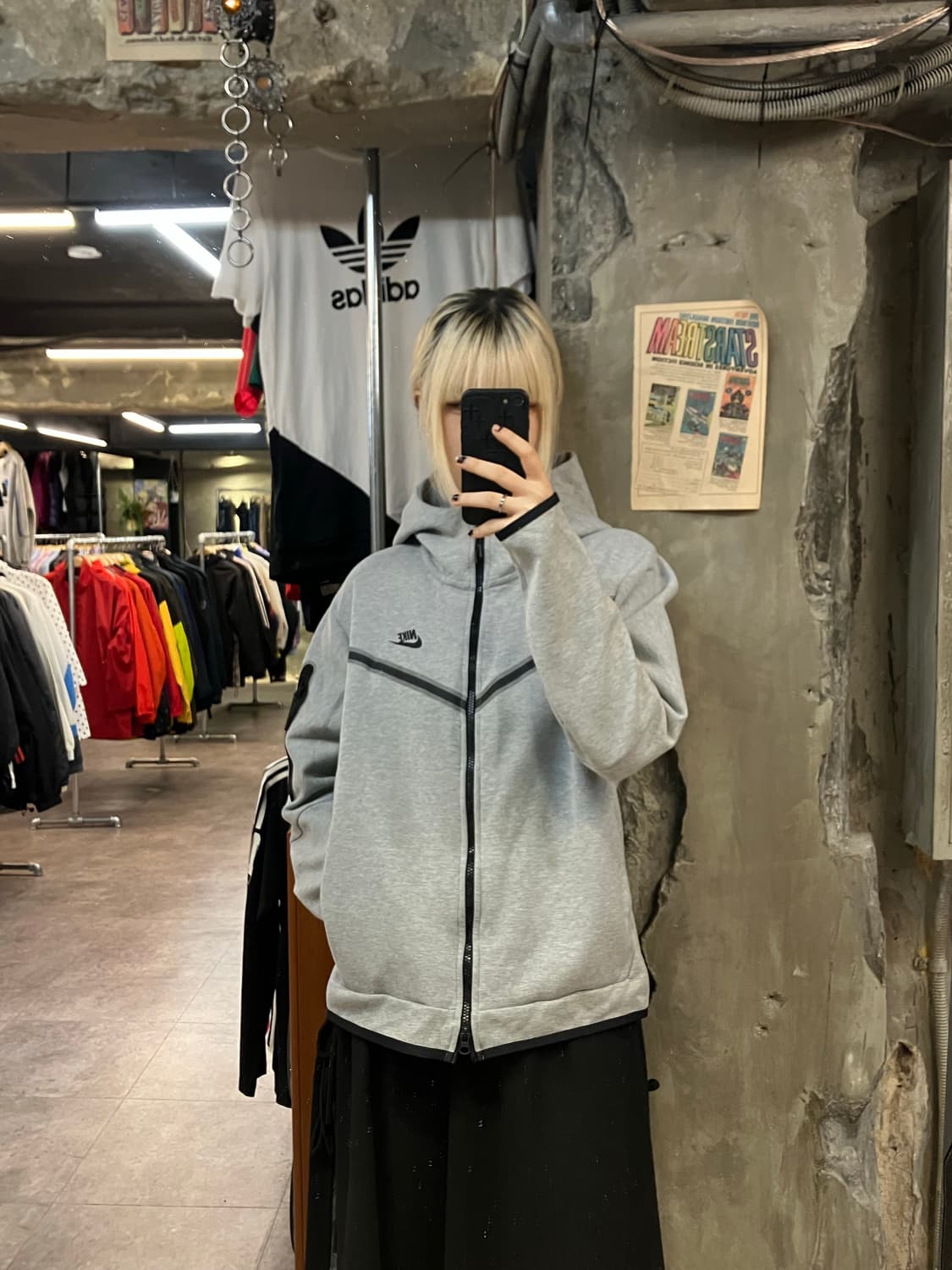 나이키 후드집업 그레이 XL #csz2014 상품이미지2