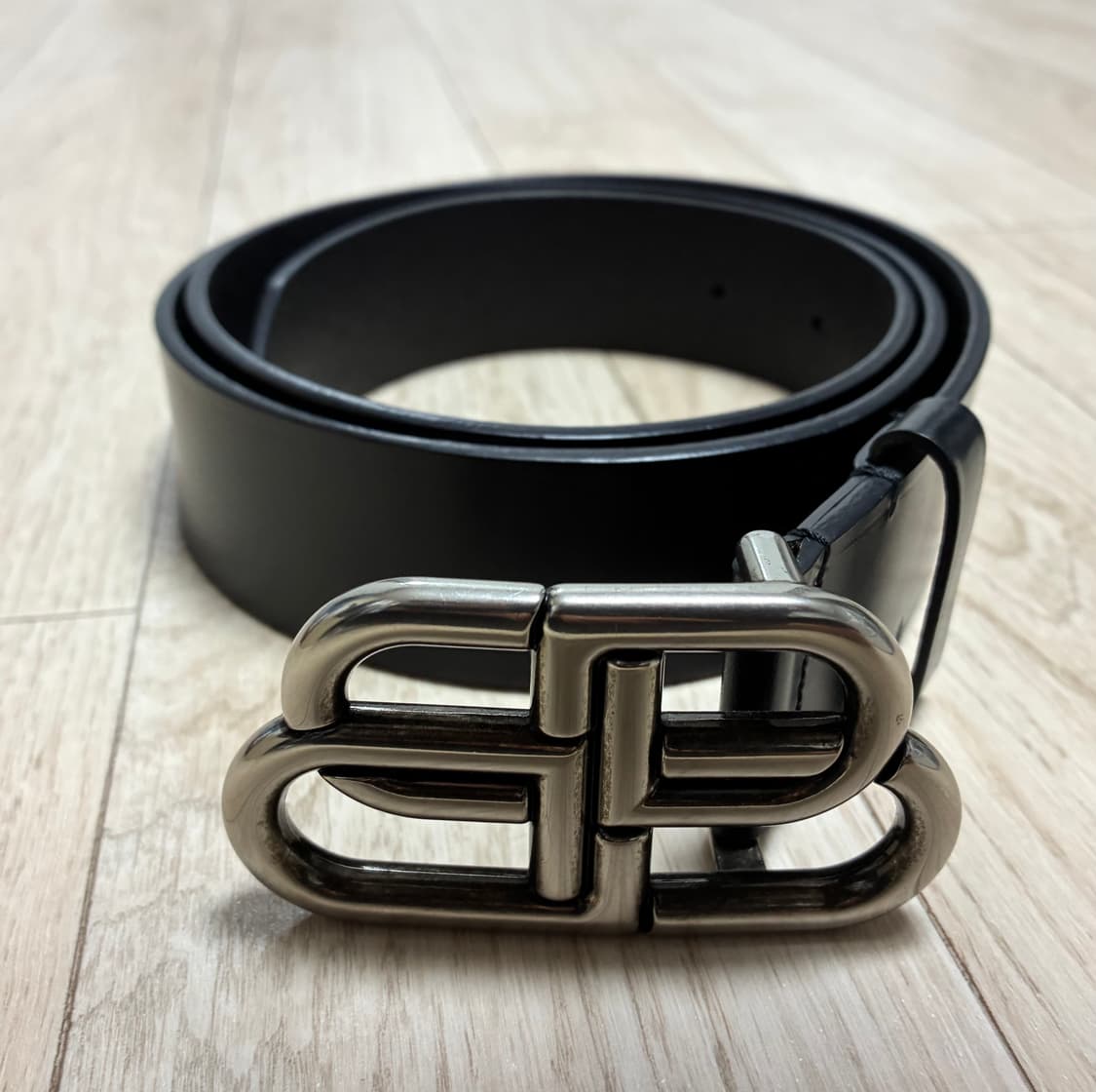 발렌시아가 BB벨트 블랙실버 (95사이즈) 상품이미지1