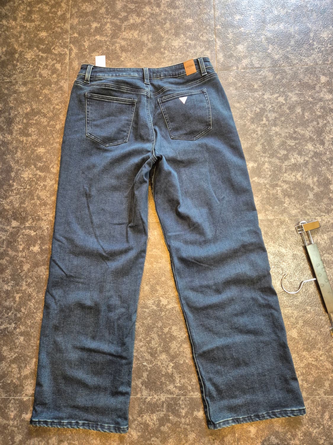 게스 여성 와이드핏 기모 데님 팬츠 29 상품이미지6