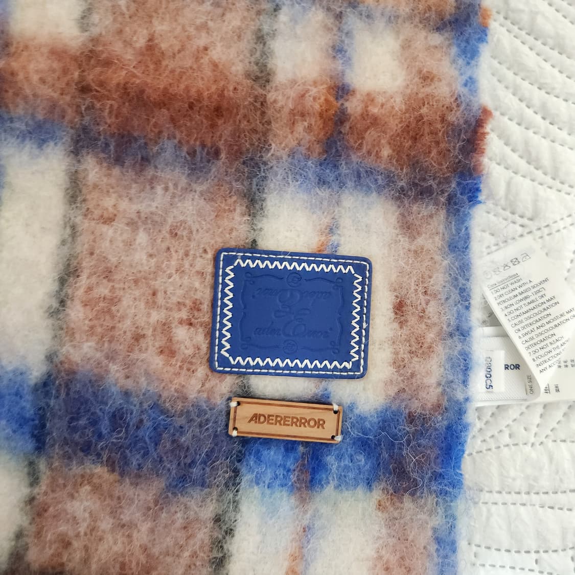 아더에러 머플러 Cland plaid muffler 목도리 니트 울 상품이미지3