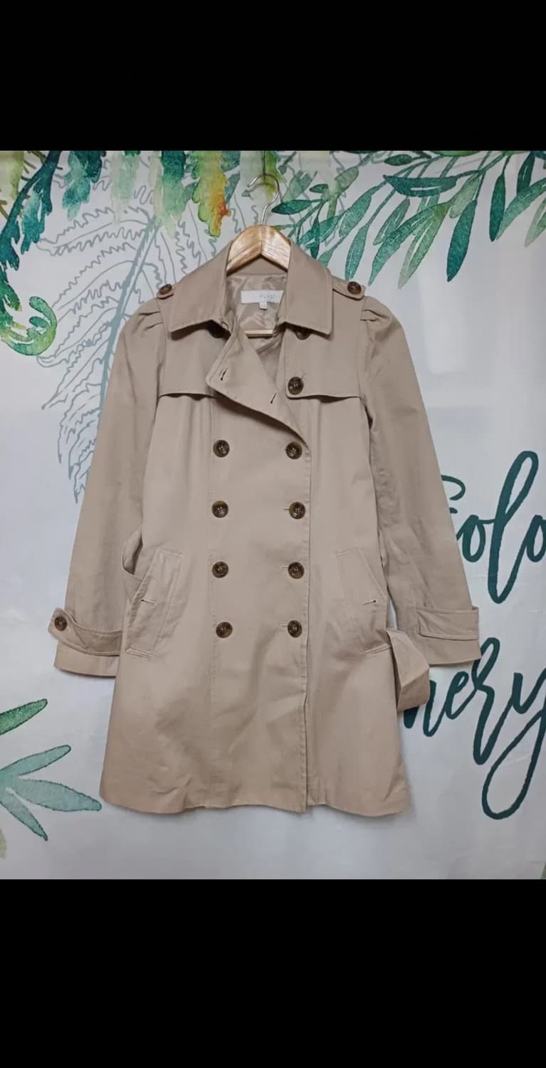 플라스틱 아일랜드 하프 트렌치 코트 자켓  상품이미지1