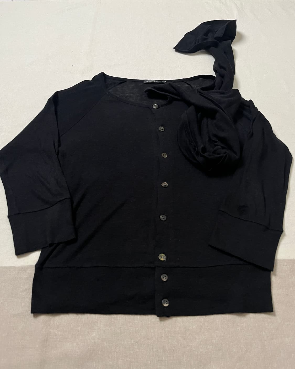 요지야마모토 머플러 코튼 가디건 y’s yohji yamamoto 상품이미지3