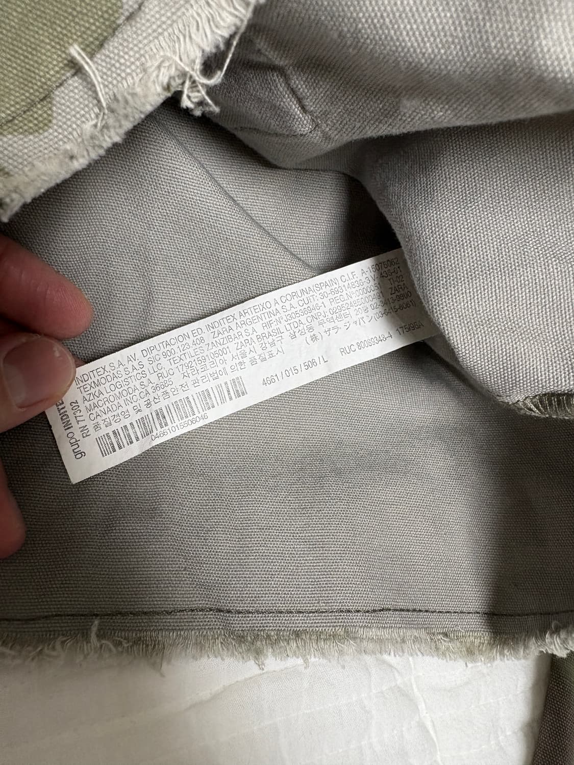 자라 카모플라쥬 야상 자켓 밀리터리 L 상품이미지4