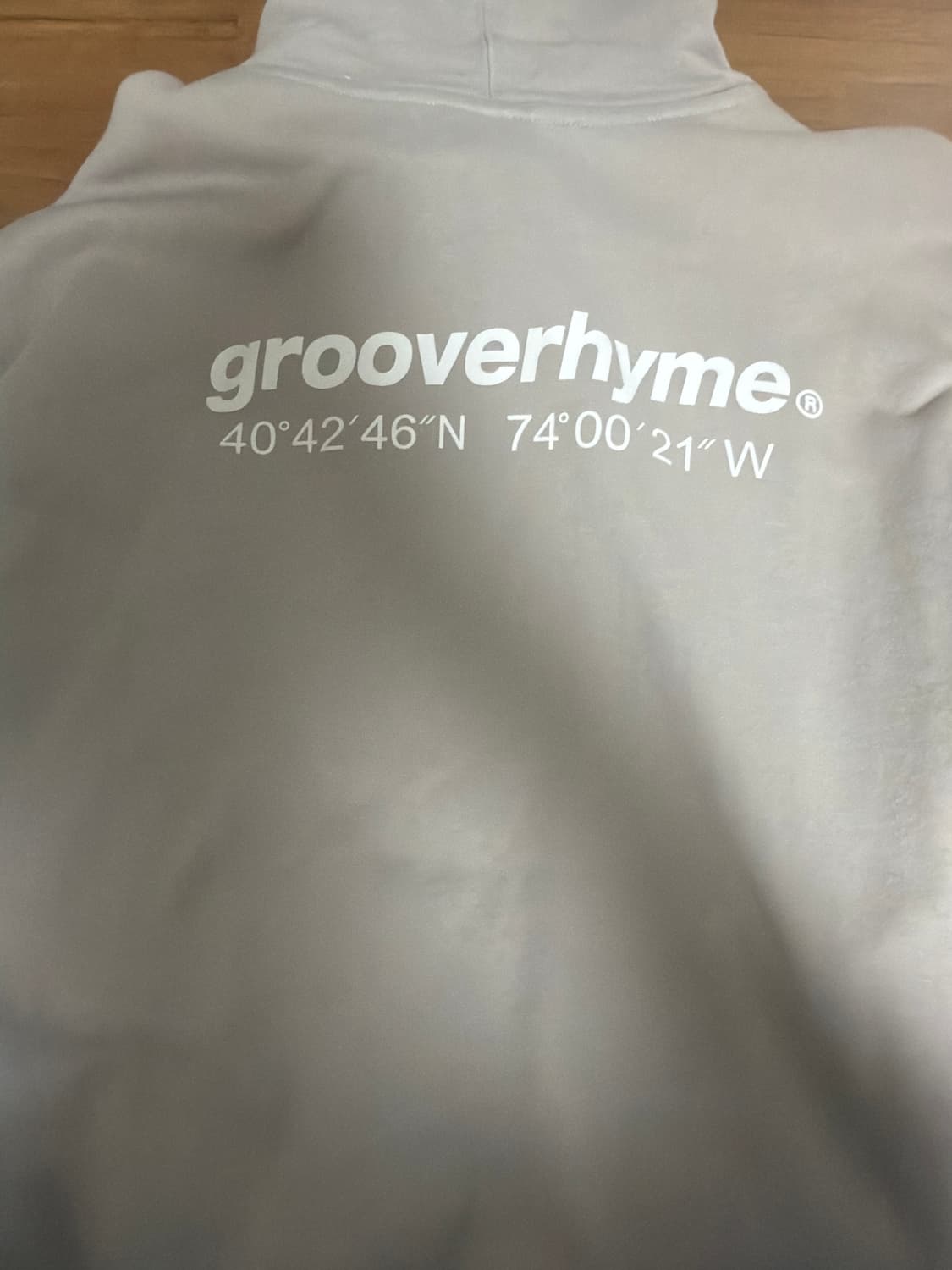 그루브라임 후드티 그레이 상품이미지3