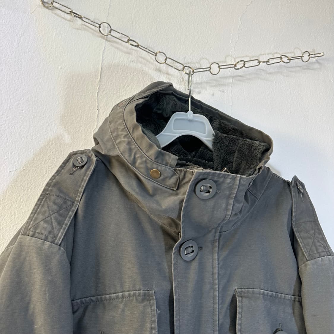 XL 디스퀘어드2 그레이 야상점퍼 상품이미지4