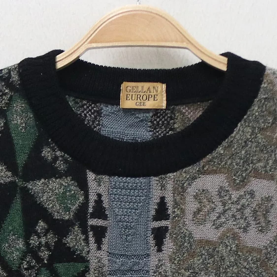 GILLIAN EUROPE 패턴 울 혼방 니트 62393 상품이미지3