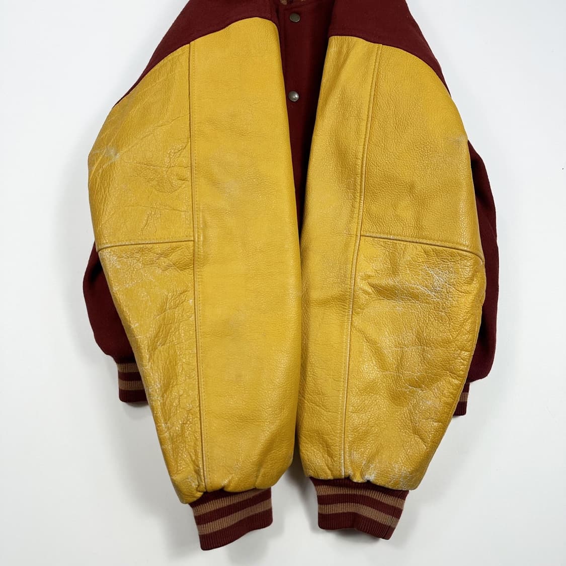 VTG 빈티지 재팬 가죽 바시티 스타디움 자켓 (L) 상품이미지5