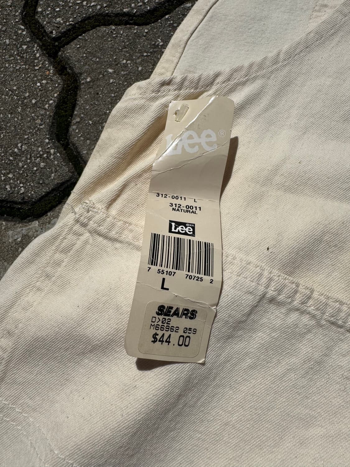 90s Lee Denim Overall *DEADSTOCK NWT* 상품이미지5