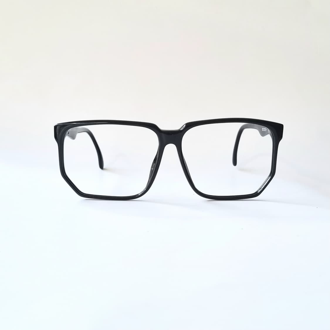 데드스탁 XXXL 뿔테  빅사이즈 사각   블랙 106 상품이미지1