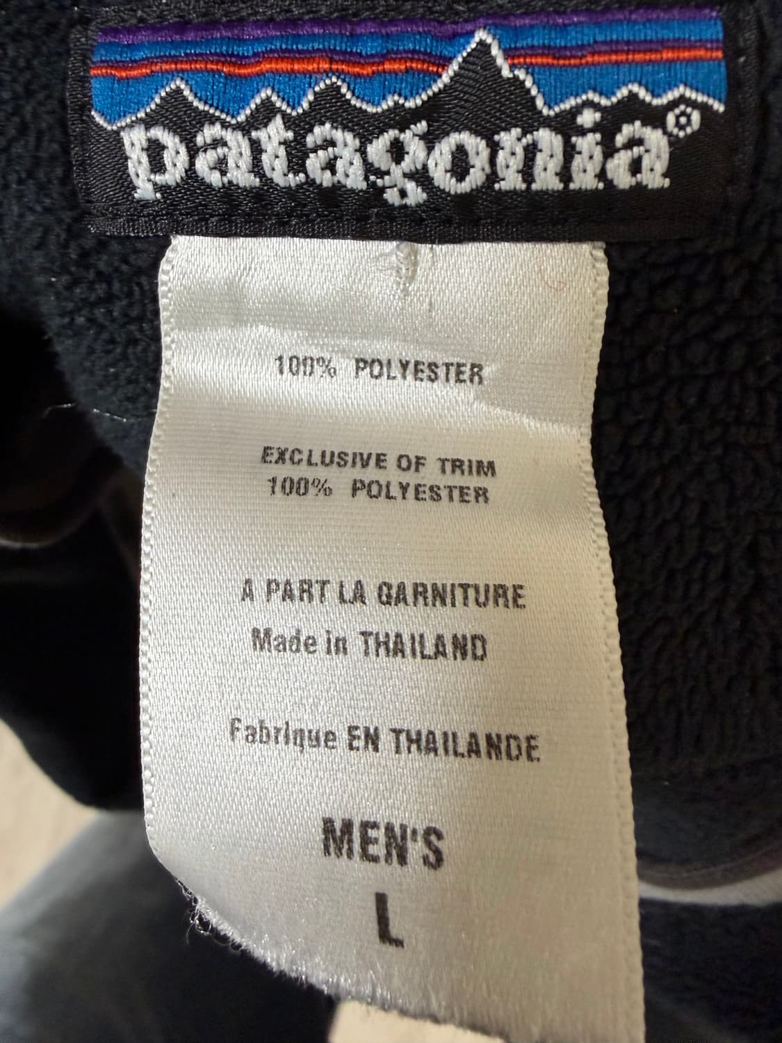 파타고니아 리듬 플리스 블랙 상품이미지3