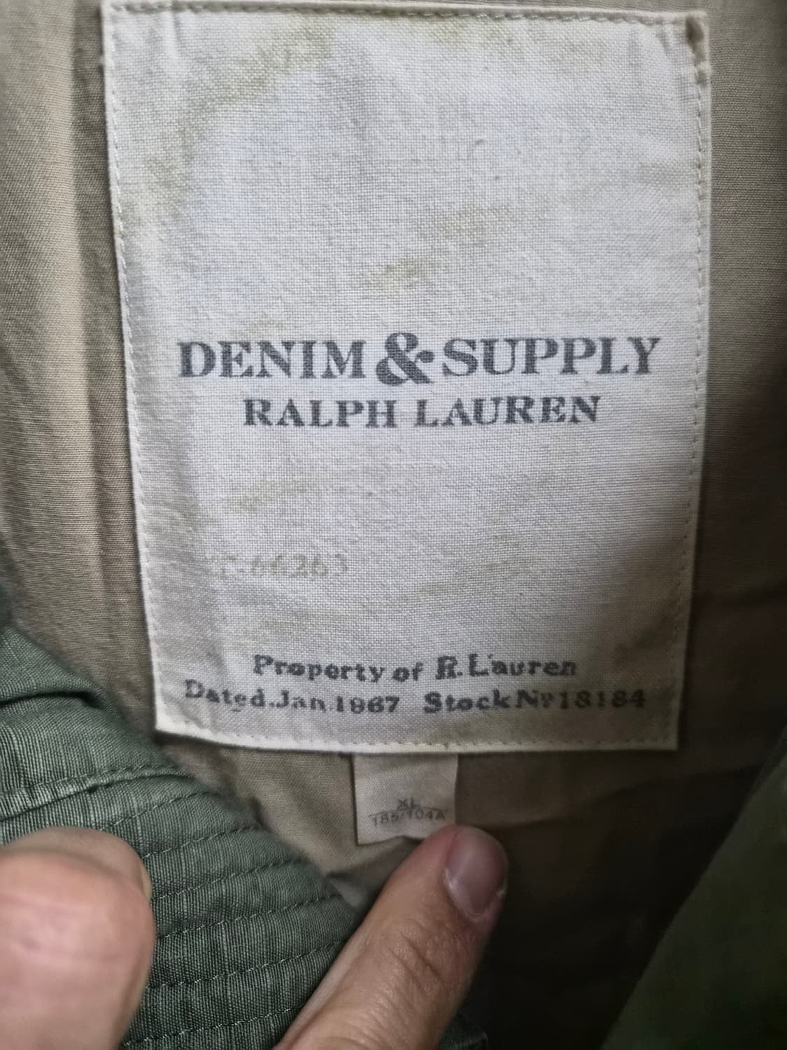 XL) 데님 앤 서플라이 립스탑 밀리터리 덕다운 패딩 베스트 팝니다 상품이미지7