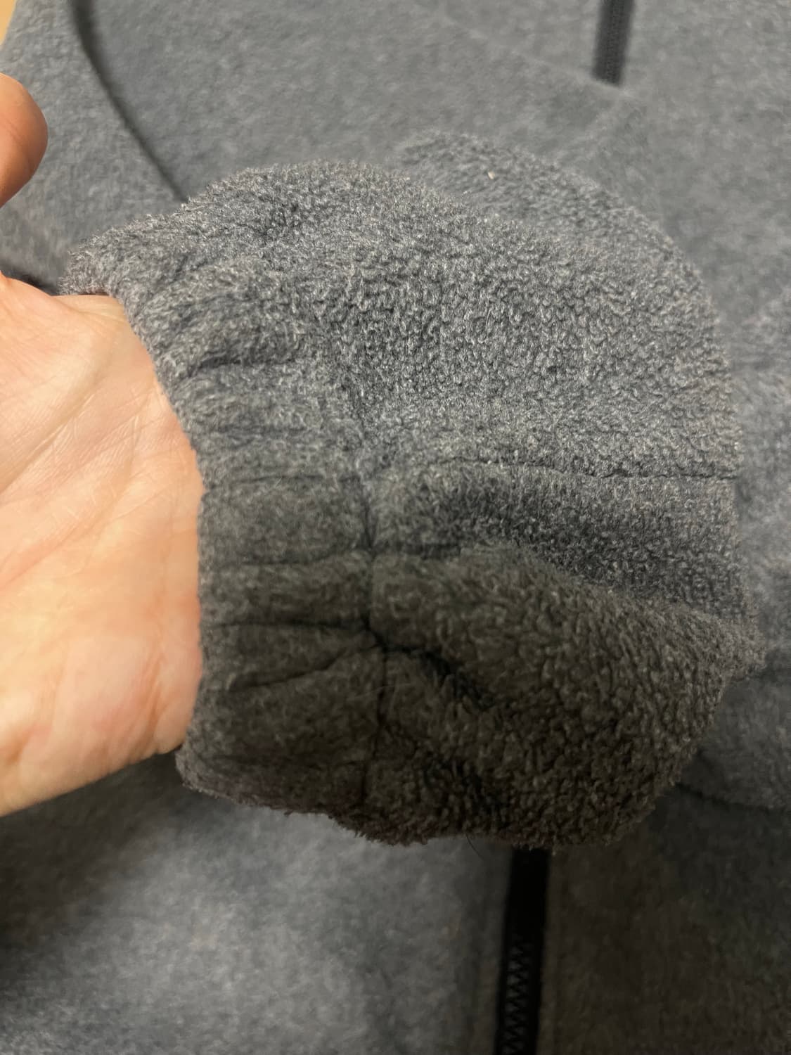 (계좌거래시스무무옷걸이증정)스무드무드 플리스 집업 차콜 상품이미지3