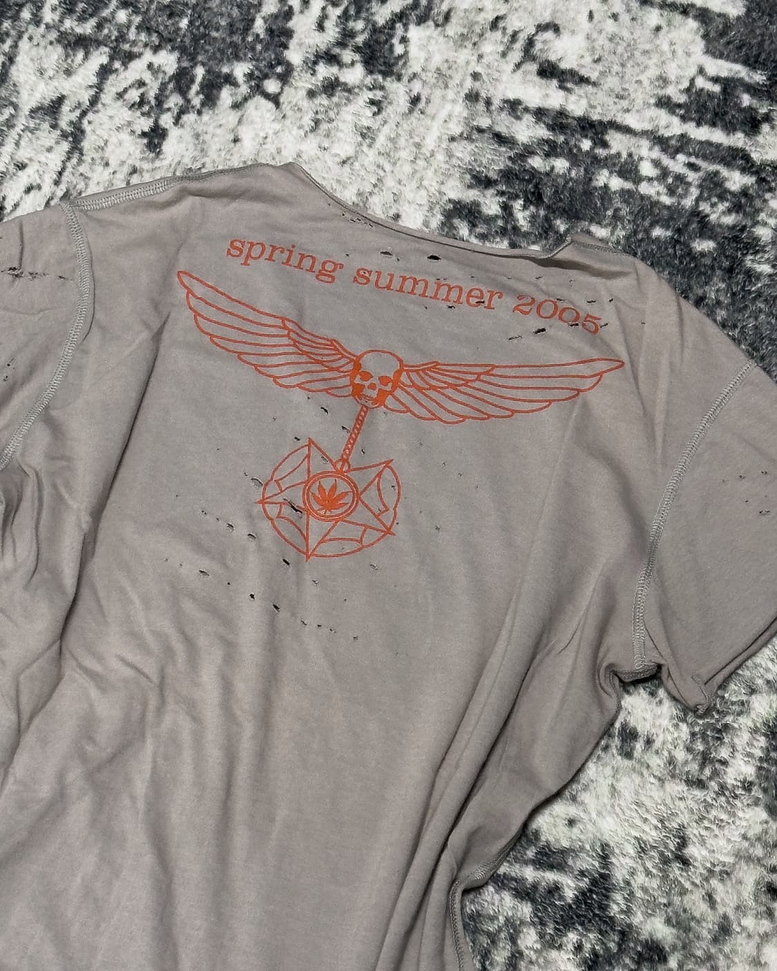 {Lucien Pellet-Finet} Skull Wing Dis Tee 상품이미지7