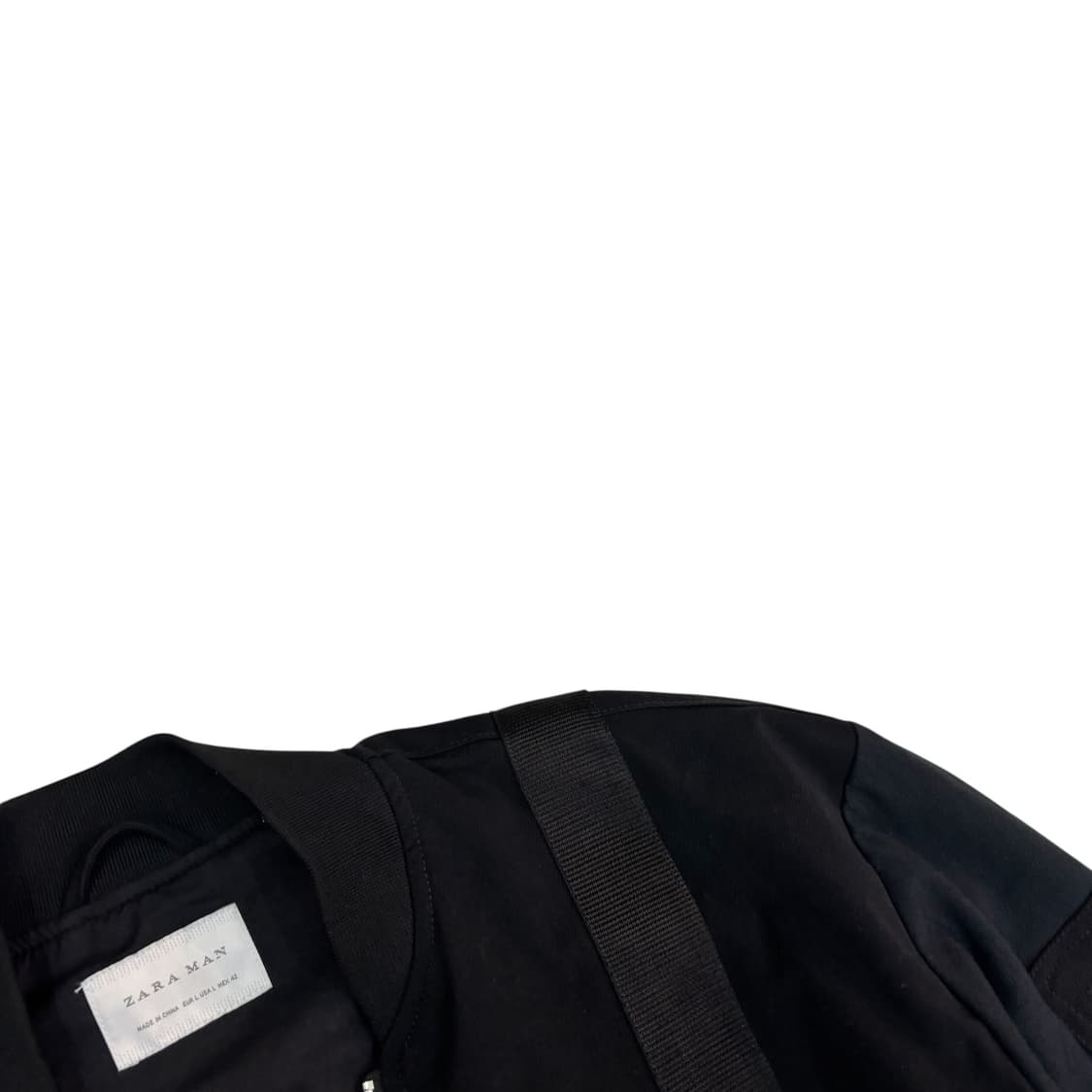 자라 블랙 테크웨어 봄버 자켓 상품이미지3