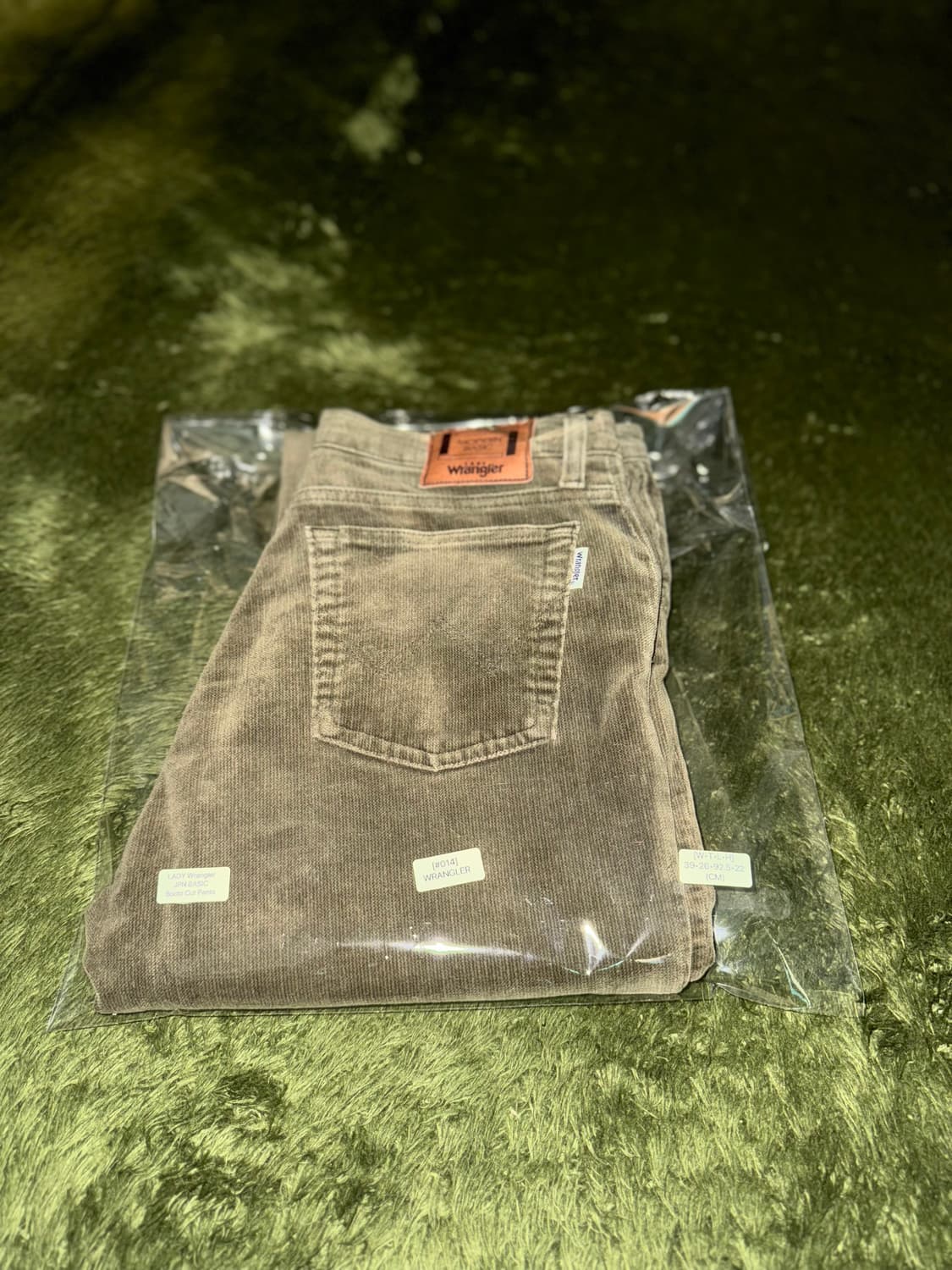 레이디 랭글러 재팬 모던 베이직 라인 코듀로이 부츠컷 팬츠 올리브 상품이미지10