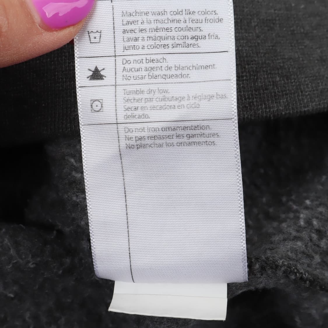 칼하트 미드웨이트 챠콜 오리지널핏 스웻셔츠 상품이미지10