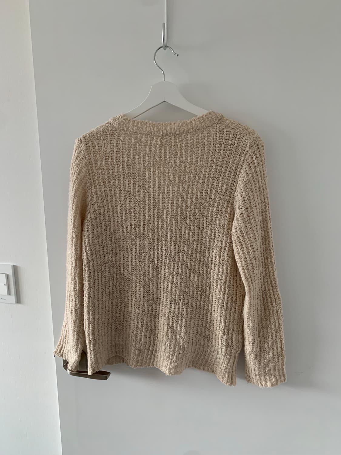 베이지 니트 가디건 상품이미지4