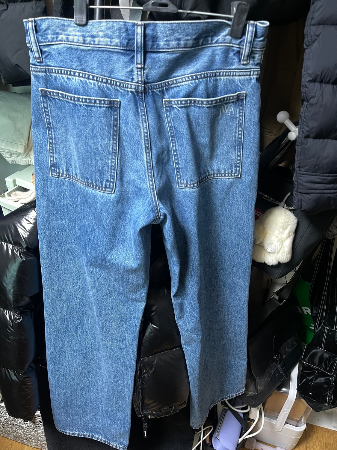 유니클로 jwa 스트레이트진 중청 31 상품이미지2