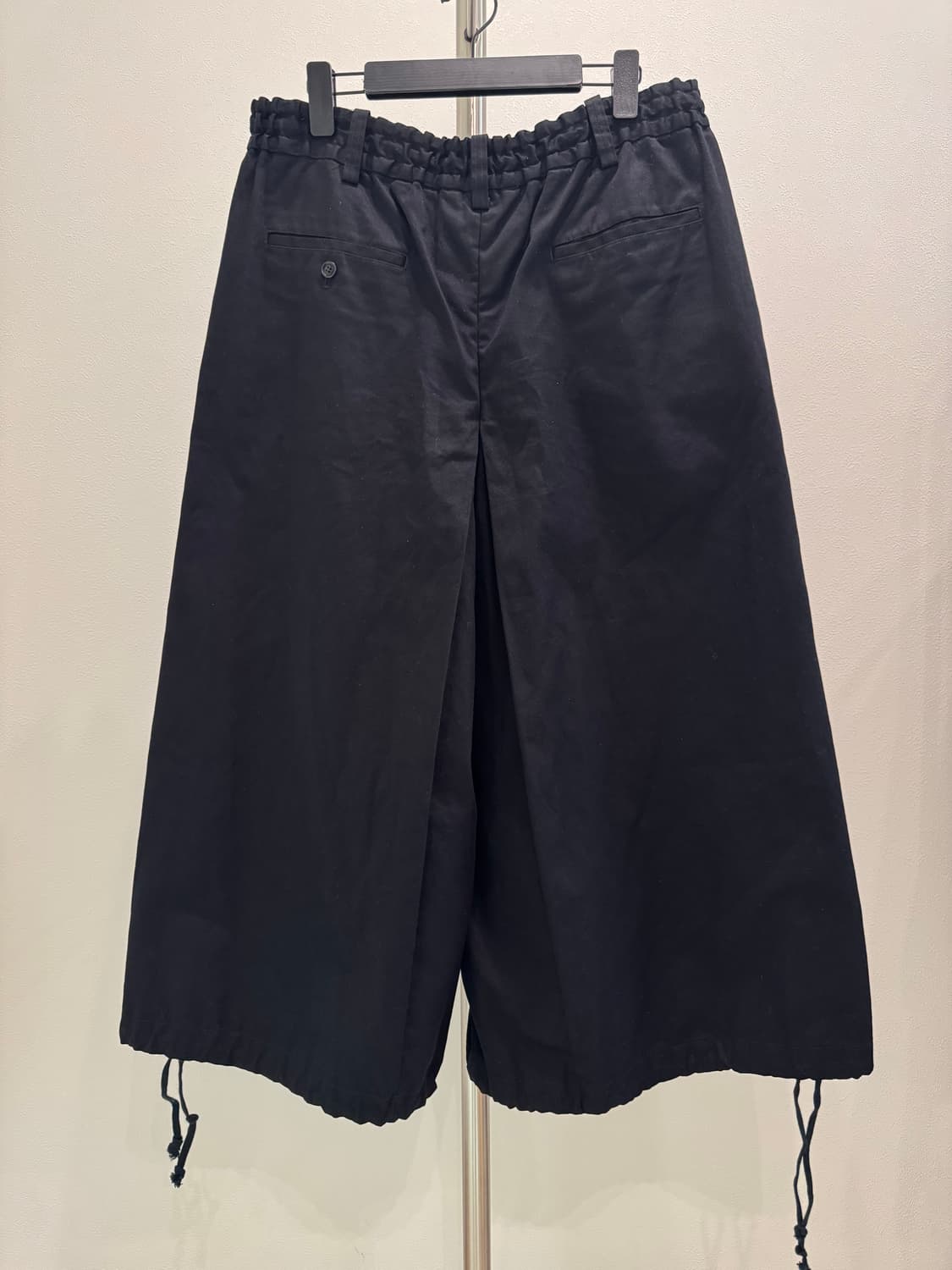 요지야마모토 19ss 와이드 개버딘 하카마 팬츠 상품이미지2