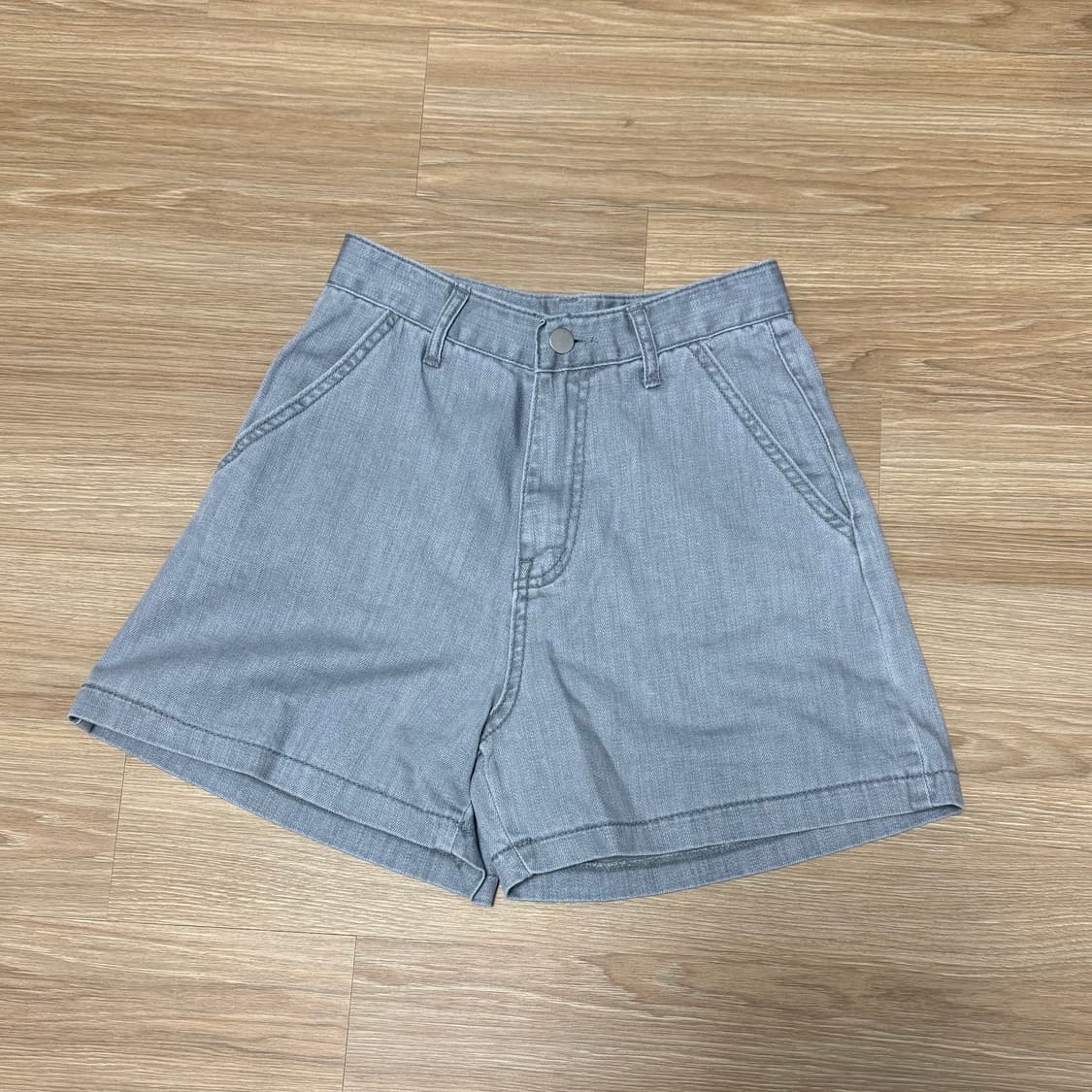 진 그레이 데님 3부 반바지 s (새상품) 상품이미지1