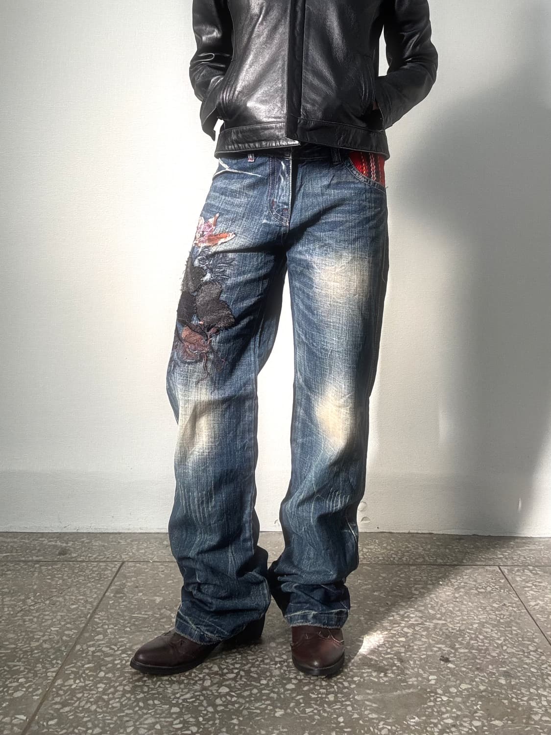 오리엔탈 그런지 데님 팬츠 상품이미지1